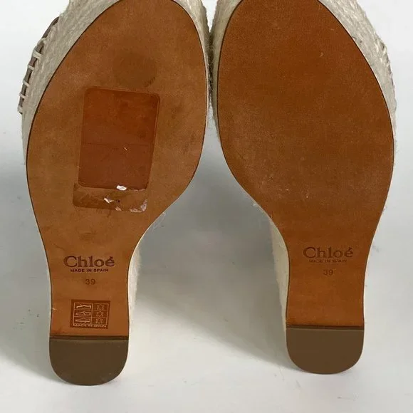 Chloe Lauren Grommet Espadrille Platform Wedges - Picture 3 of 9